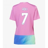 AC Milan Yacine Adli #7 Tredje Tröja Dam 2023-24 Kortärmad